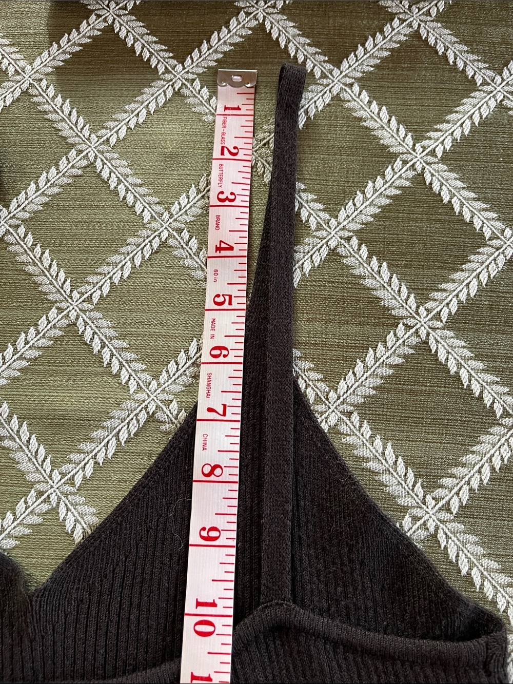 Kenneth Cole brown sweater tank top.  Size medium - Picture 11 of 11